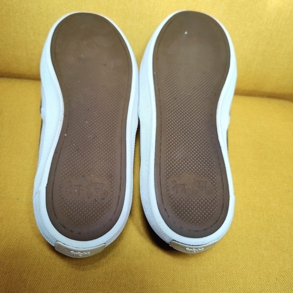 COACH Chrissy Rivets Genuine Leather Olive Sneaker Slip On Sneakers Women's 9.5 - Picture 7 of 8